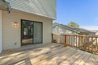 Multi-level back deck