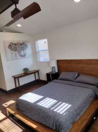 Studio: Second level features one bedroom and bathroom. Also, 9ft ceilings making the area feel spacious, bright and airy. Floor plans and professional pictures coming soon.