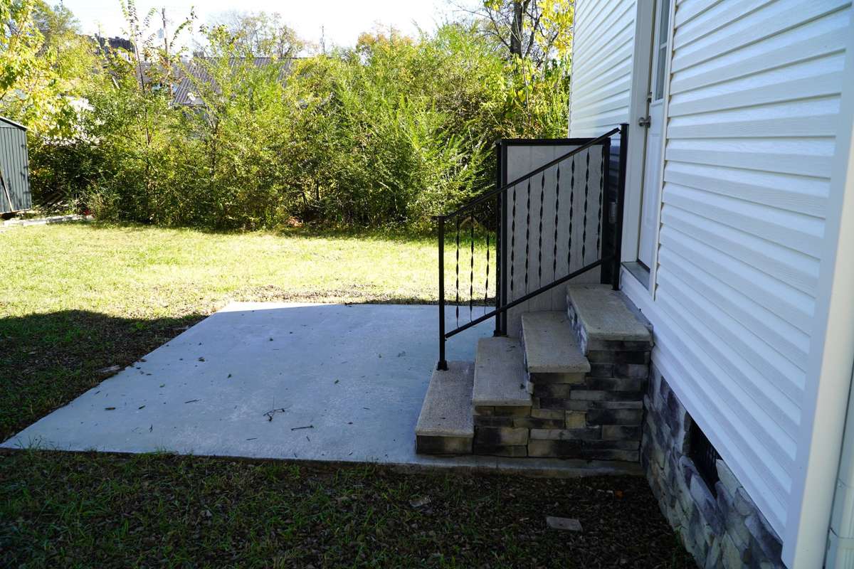 Back patio