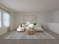 Photo is not of the actual home, but is an inspirational photo of builder’s model home and may depict options, furnishings, and/or decorator features that are not included