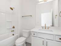 Photo is not of the actual home, but is an inspirational photo of builder’s model home and may depict options, furnishings, and/or decorator features that are not included