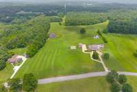 Drone photography showing the Cunningham area- additional land for sale. Currently listed with 15 acres.