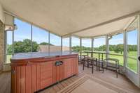 Hot tub does not convey.