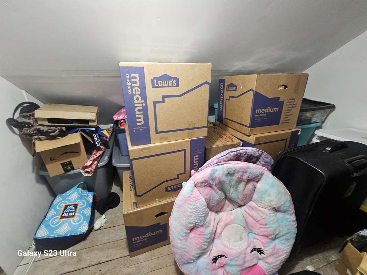 Extra storage space upstairs