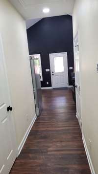 Hallway leading to the kitchen and Family Room
