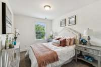 Photo of staged model home.