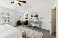 Photo of staged model home.