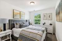 Photo of staged model home.