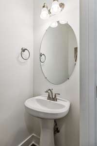 Photo of staged model home.