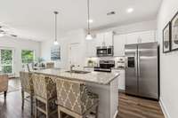 Photo of staged model home.