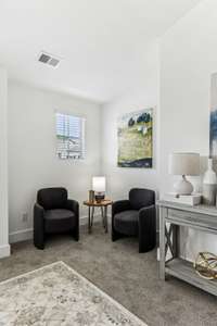 Photo of staged model home.