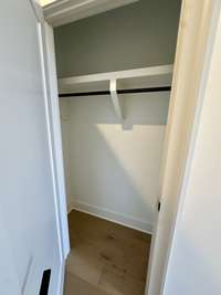 Custom coat closet in entry