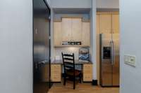 Private Workspace near Kitchen!