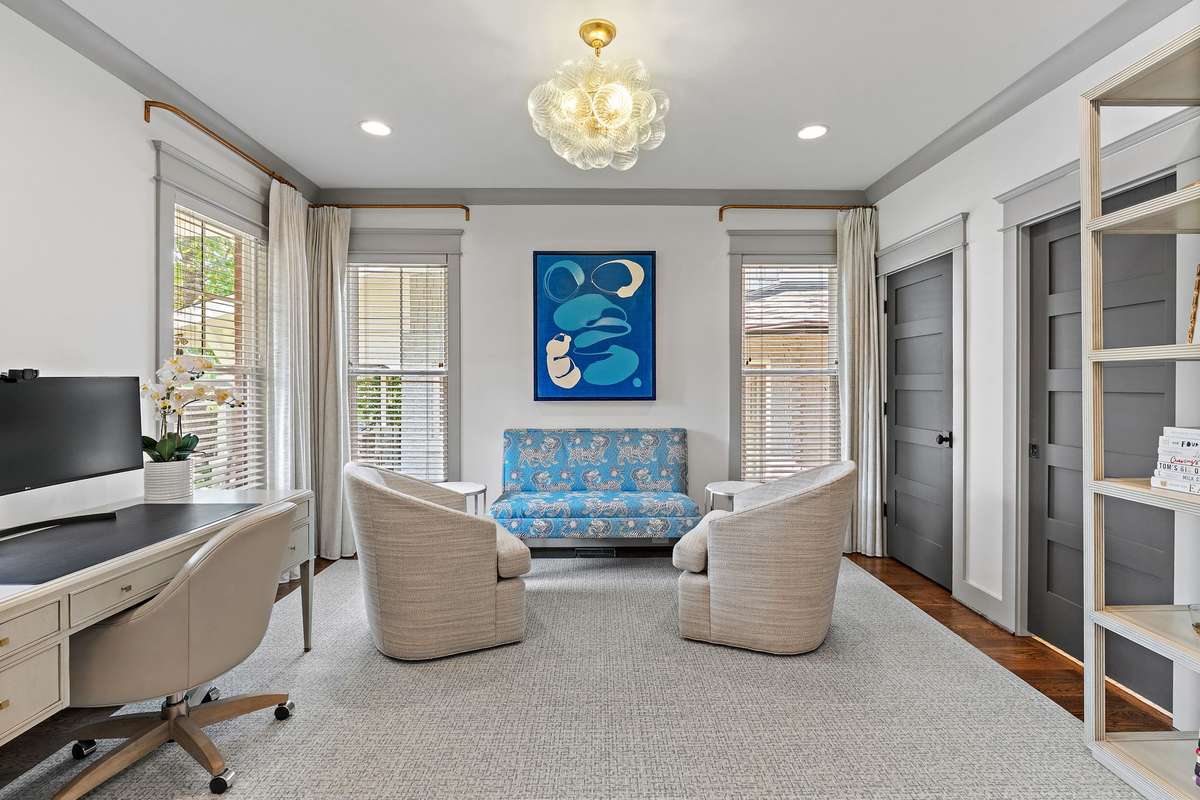 The neutral palette throughout is easy to love -- no need to paint anything!