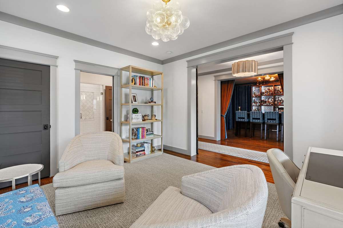 And wait until you step across the hall to your own Speakeasy Lounge...