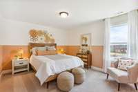 Great size secondary bedrooms. Pictures of Rushmore model home**