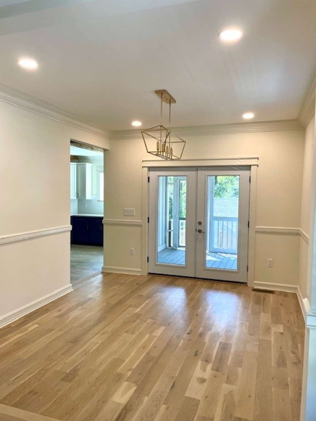 Another view of Dining Room off of Kitchen with screened patio access.