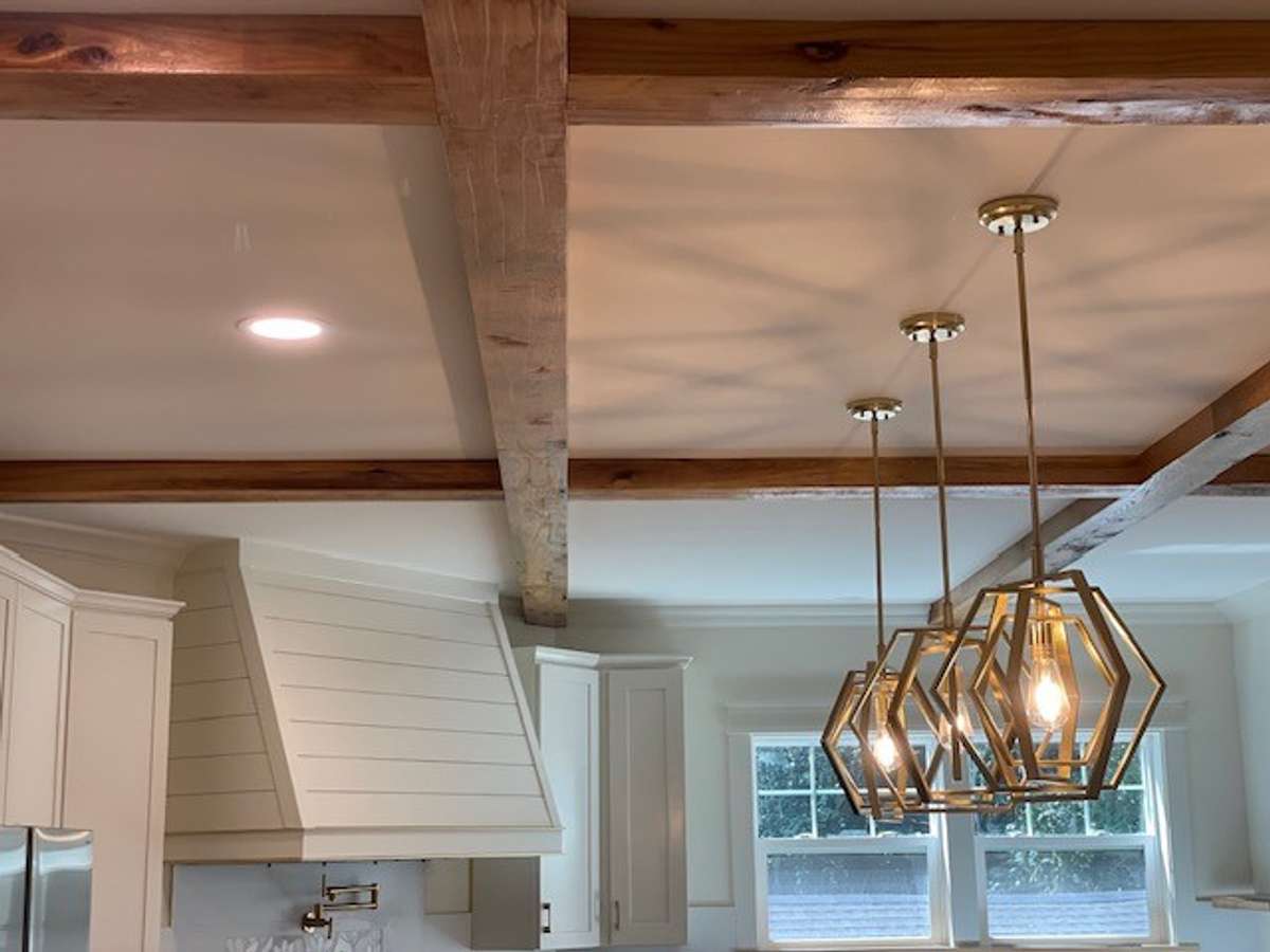 Custom Rafters in the ceiling.