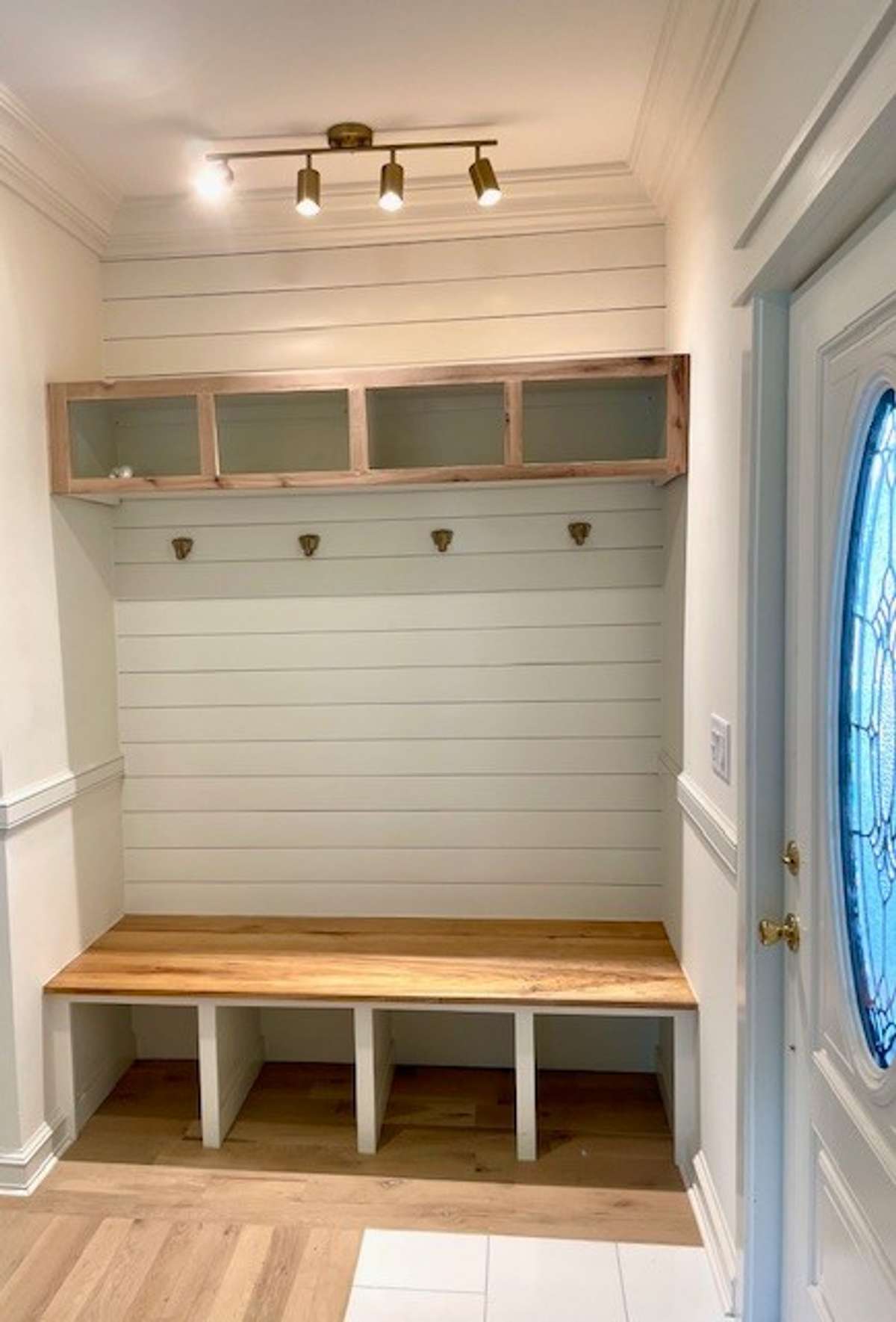 Custom Cubby at the front entry