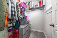 Fourth bedroom closet.