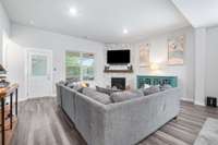 Now this living room is big enough for more than a couple of people!