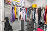 Great closet space off third bedroom, honestly this house has many closets throughout the floorplan.
