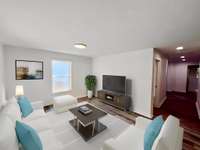 Virtually Staged Image Living Room