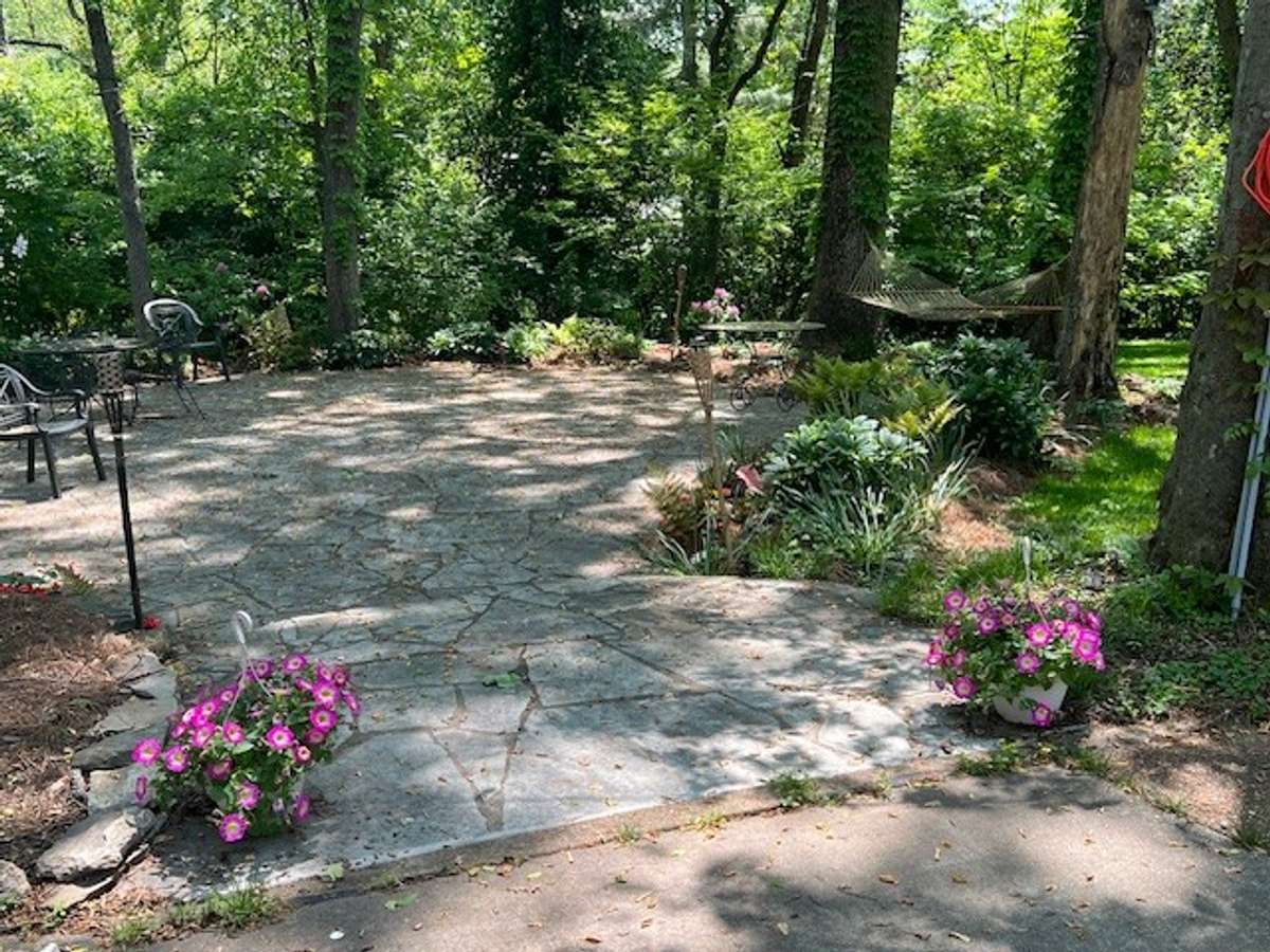 The grotto is a great outdoor entertaining area