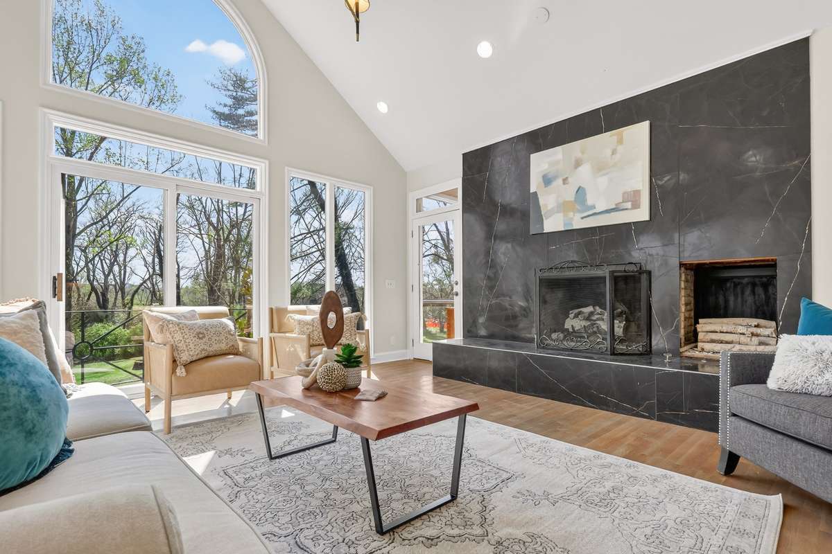 Natural light fills this inviting family room