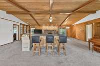 Imagine Christmas in this Great Room with your tree and surrounded with friends and loved ones!