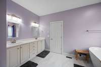 Updated primary bathroom