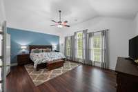 Primary bedroom on the main level