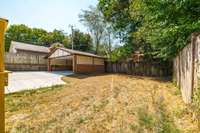 Plenty of room for raised beds, landscaping projects, or a backyard garden retreat