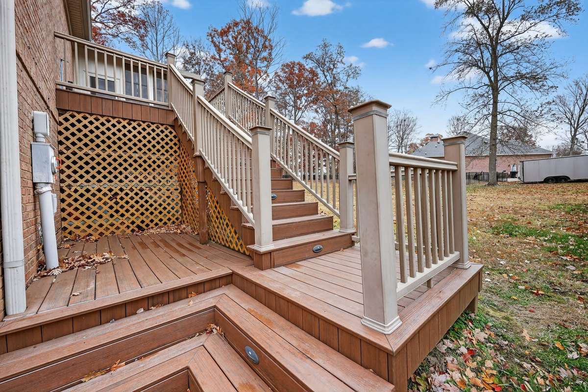 Steps to patio and Florida Room from driveway and parking.  Never rot materials