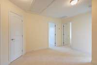 Large landing area at top of stairs