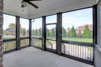 My favorite area! Large Covered and Screened Patio