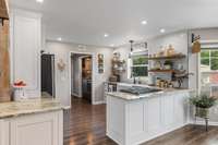 Floating Cyprus shelving...