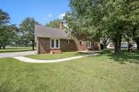 Back view of the home .