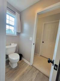 Bathroom 2 between the office room and bedroom.  There is a large closet just across from this bathroom.