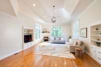 The expansive Great Room offers an abundance of entertaining space.