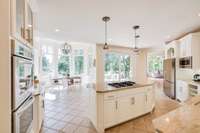 This exceptionally large kitchen provides generous room to cook and gather!