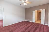 Primary bedroom with private bath