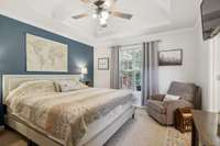 Your cozy retreat—primary suite with expansive walk-in closet and private full bath