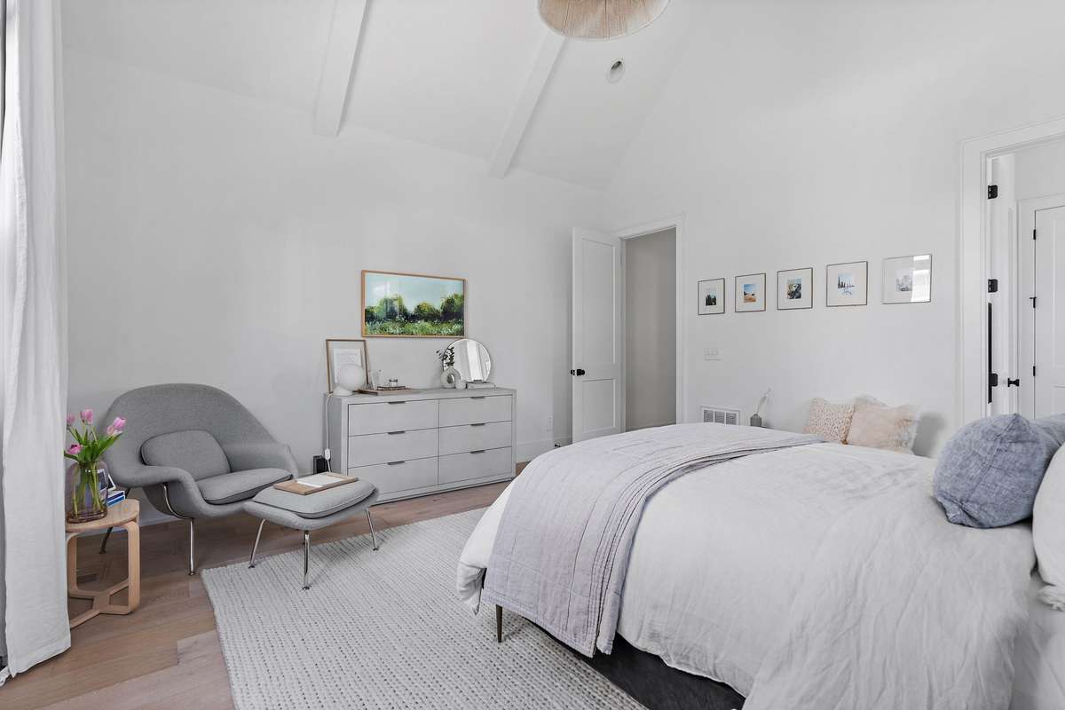 Generously sized with room for a sitting area.