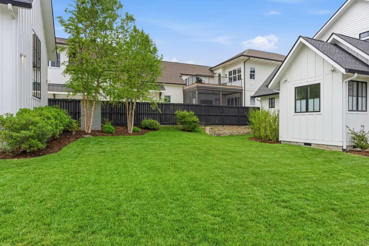 Lush landscaping + room for a pool!