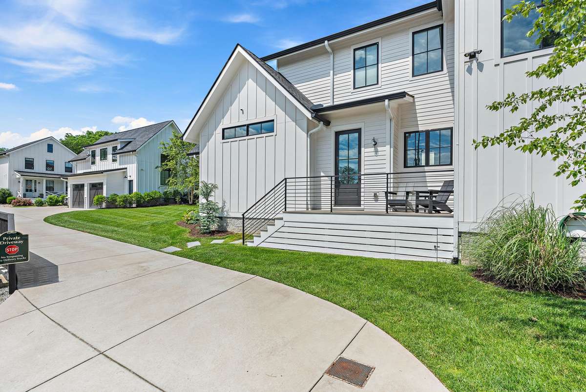 Private Driveway with entrance from Sweetbriar or alley.