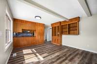 Fresh paint and flooring.