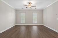 Alternate view of your living room with two windows for ample sunlight