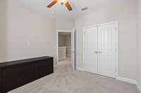 Dresser is negotiable and matches the primary suite bed.  This room had the dresser and a queen sized bed in it!