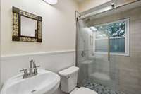 Main level completely renovated, full bath with shower
